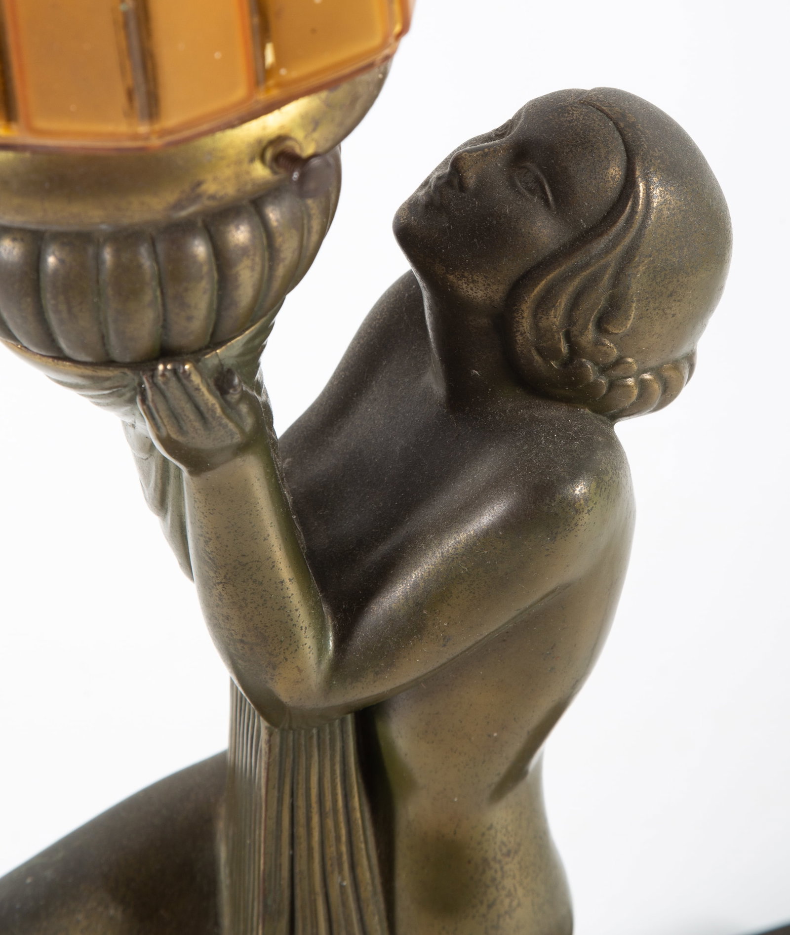 VINTAGE DECO FIGURAL LAMP - 4