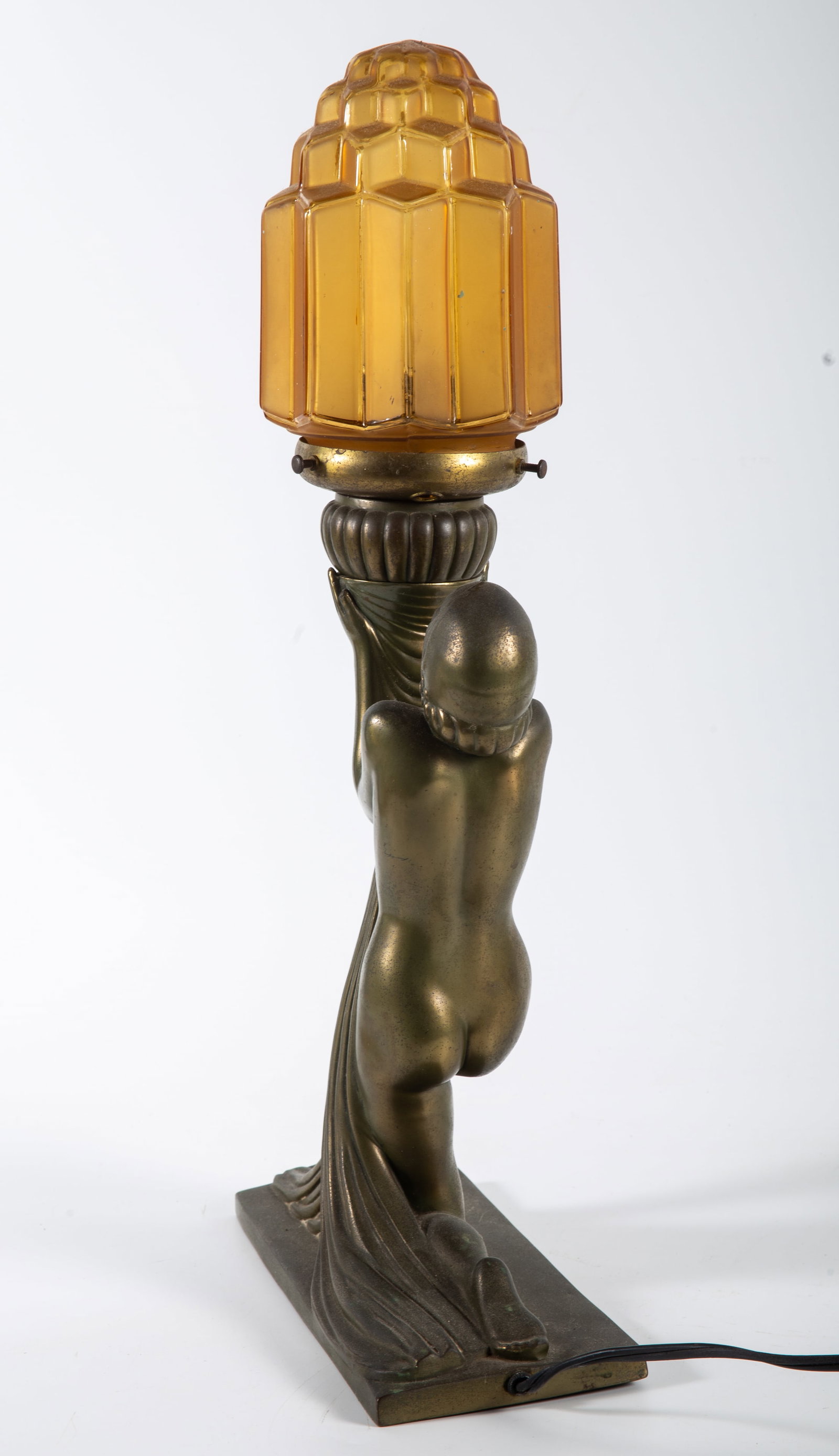 VINTAGE DECO FIGURAL LAMP - 5