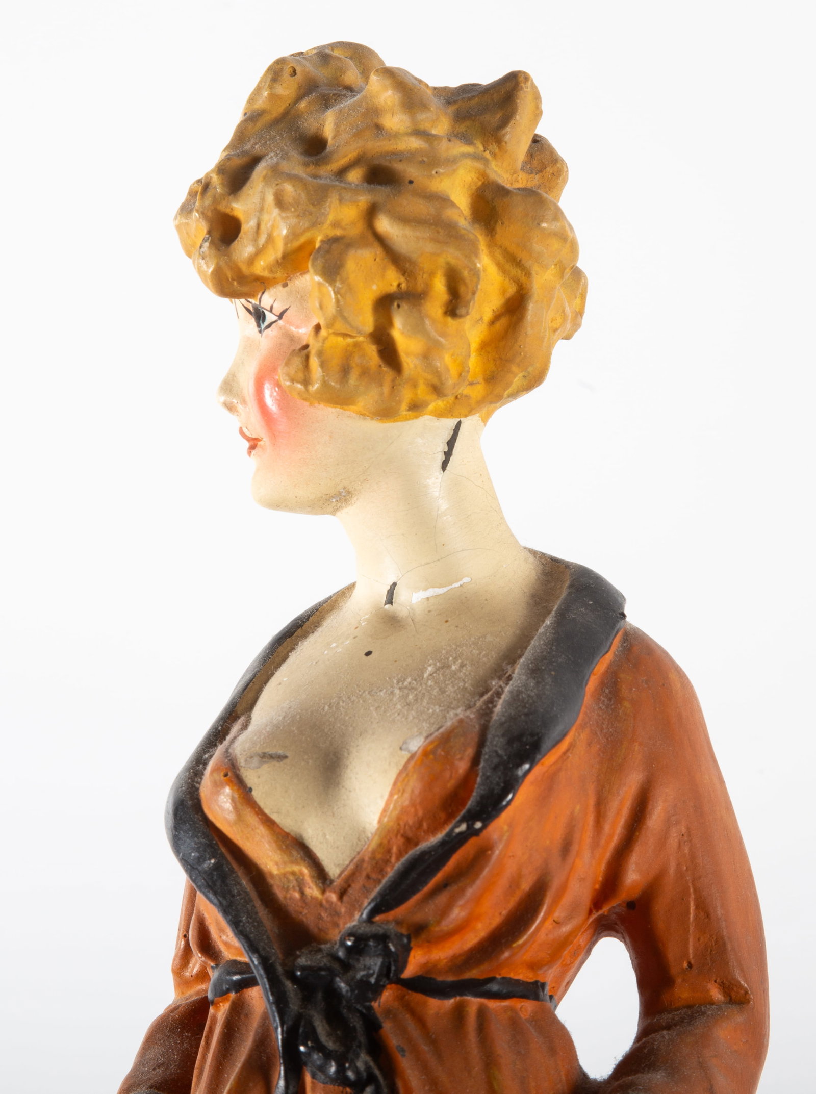 DECO "FLAPPER GIRL" FIGURINE - 4