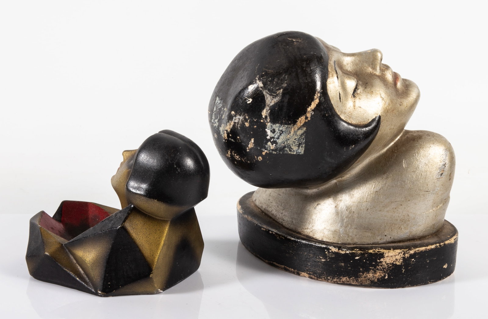 (2) DECO WOMENS BUSTS - 3