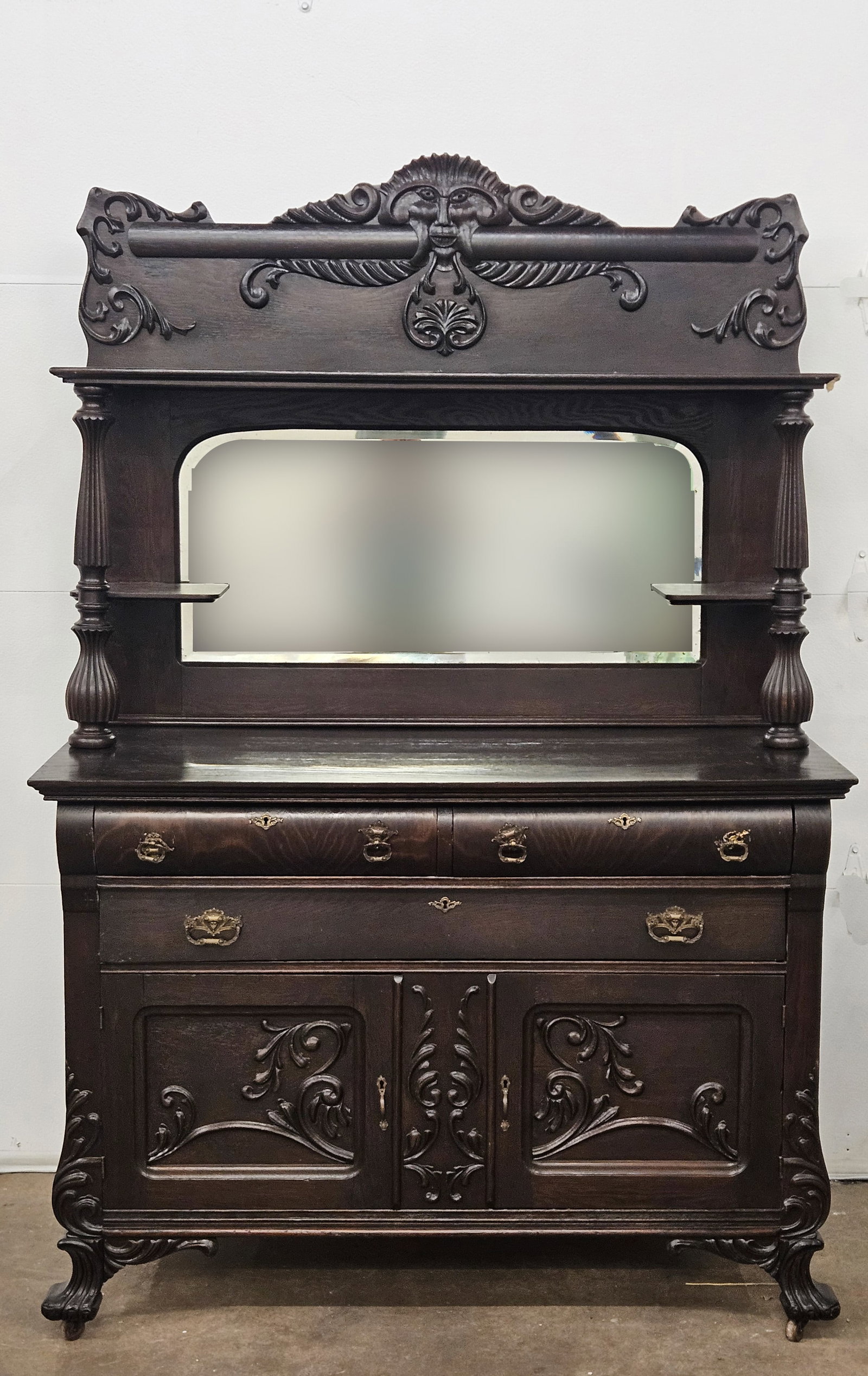 VICTORIAN OAK BUFFET (1 of 7)