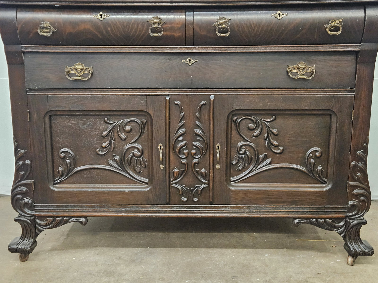 VICTORIAN OAK BUFFET - 2
