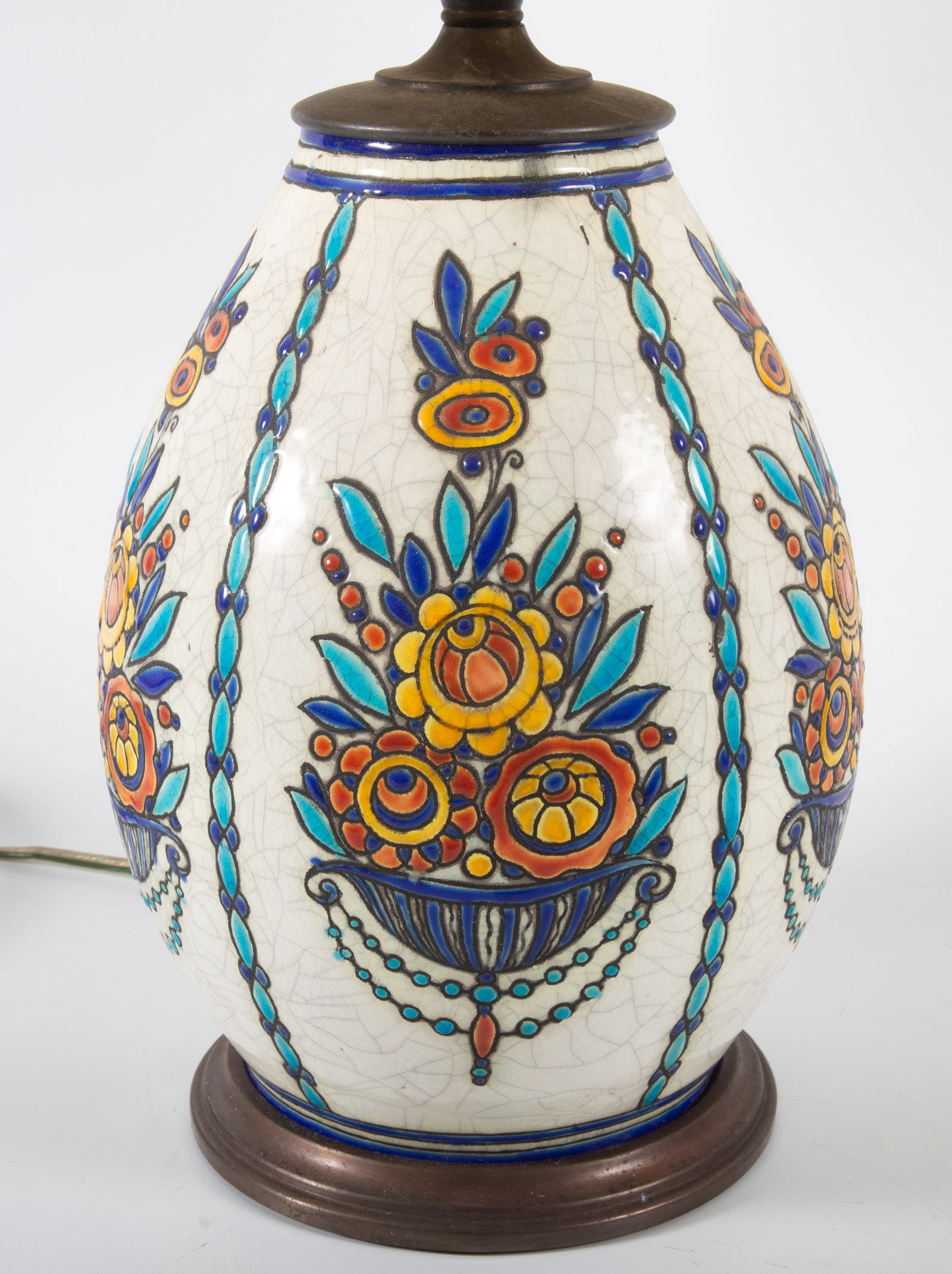 CHARLES CATTEAU DECO LAMP - 2