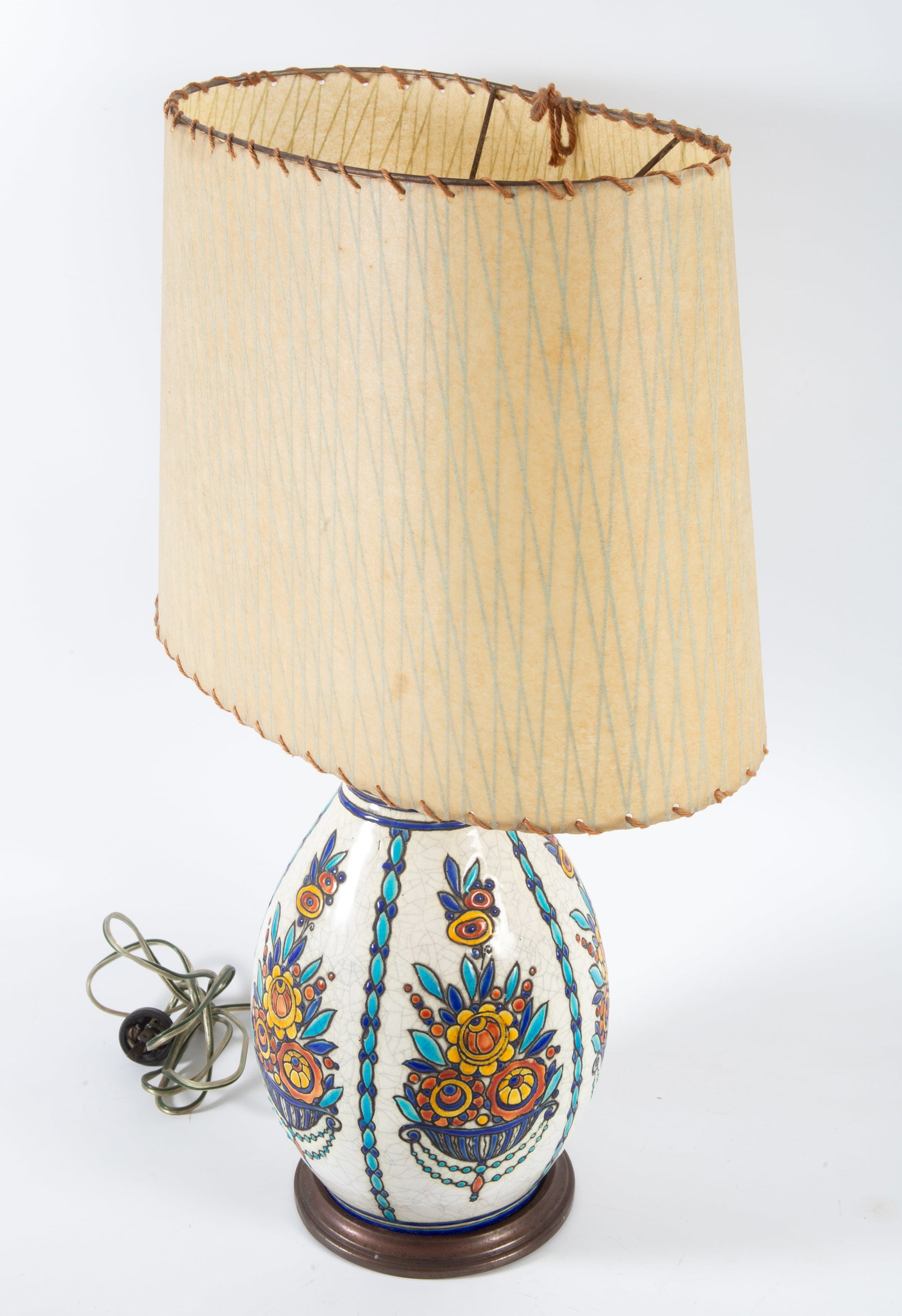 CHARLES CATTEAU DECO LAMP - 3