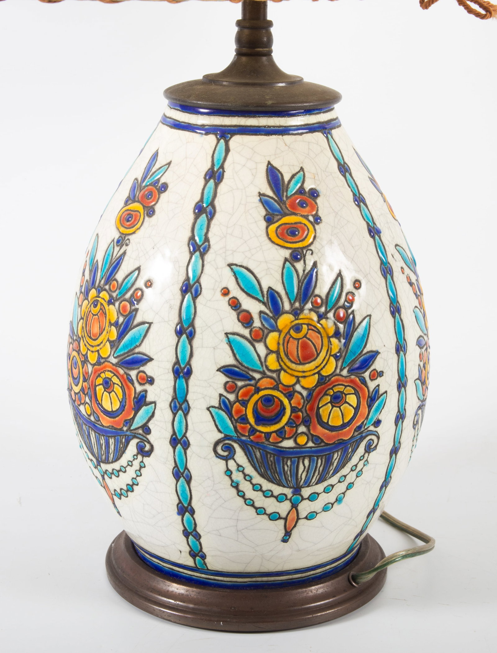 CHARLES CATTEAU DECO LAMP - 4
