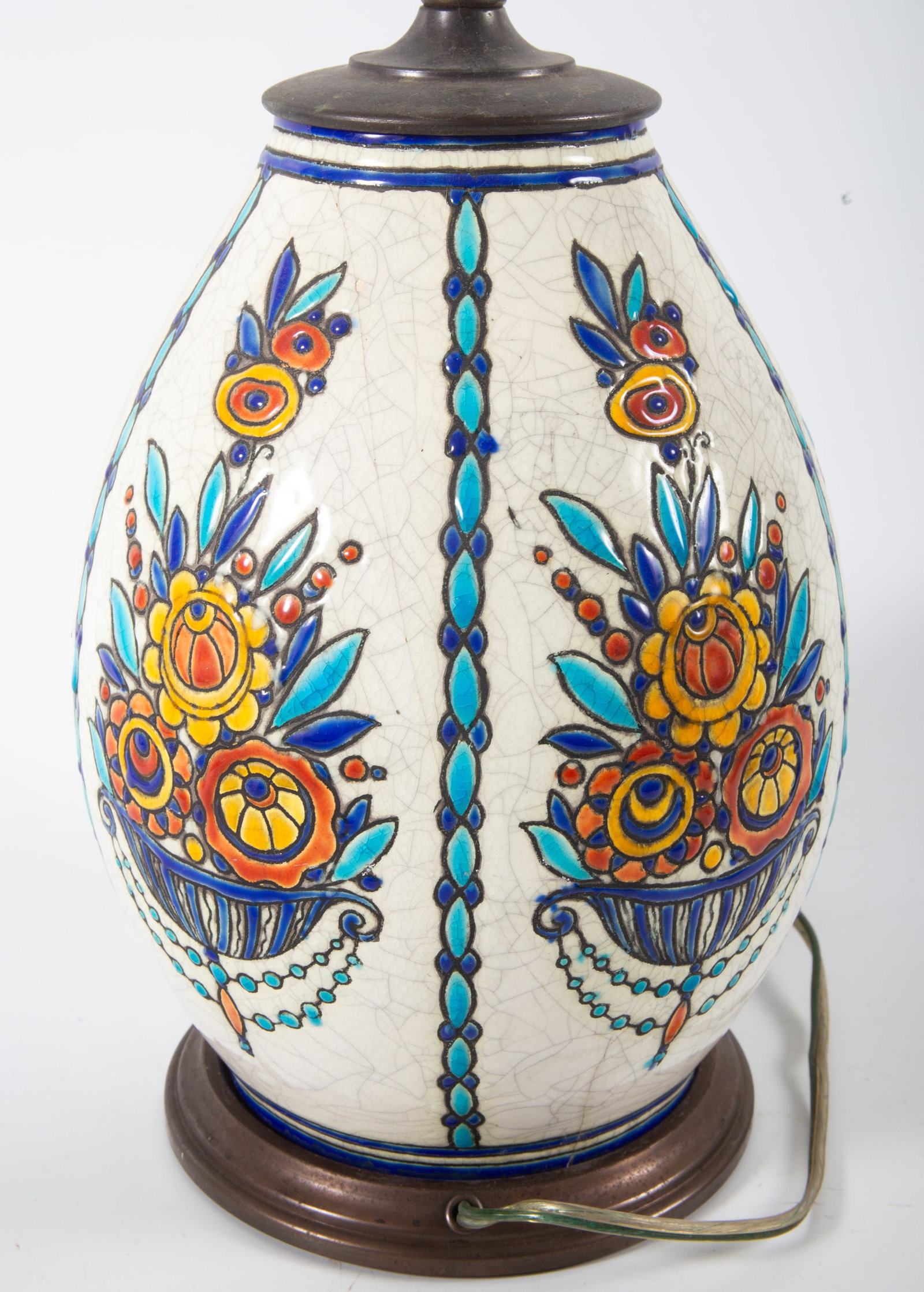 CHARLES CATTEAU DECO LAMP - 5