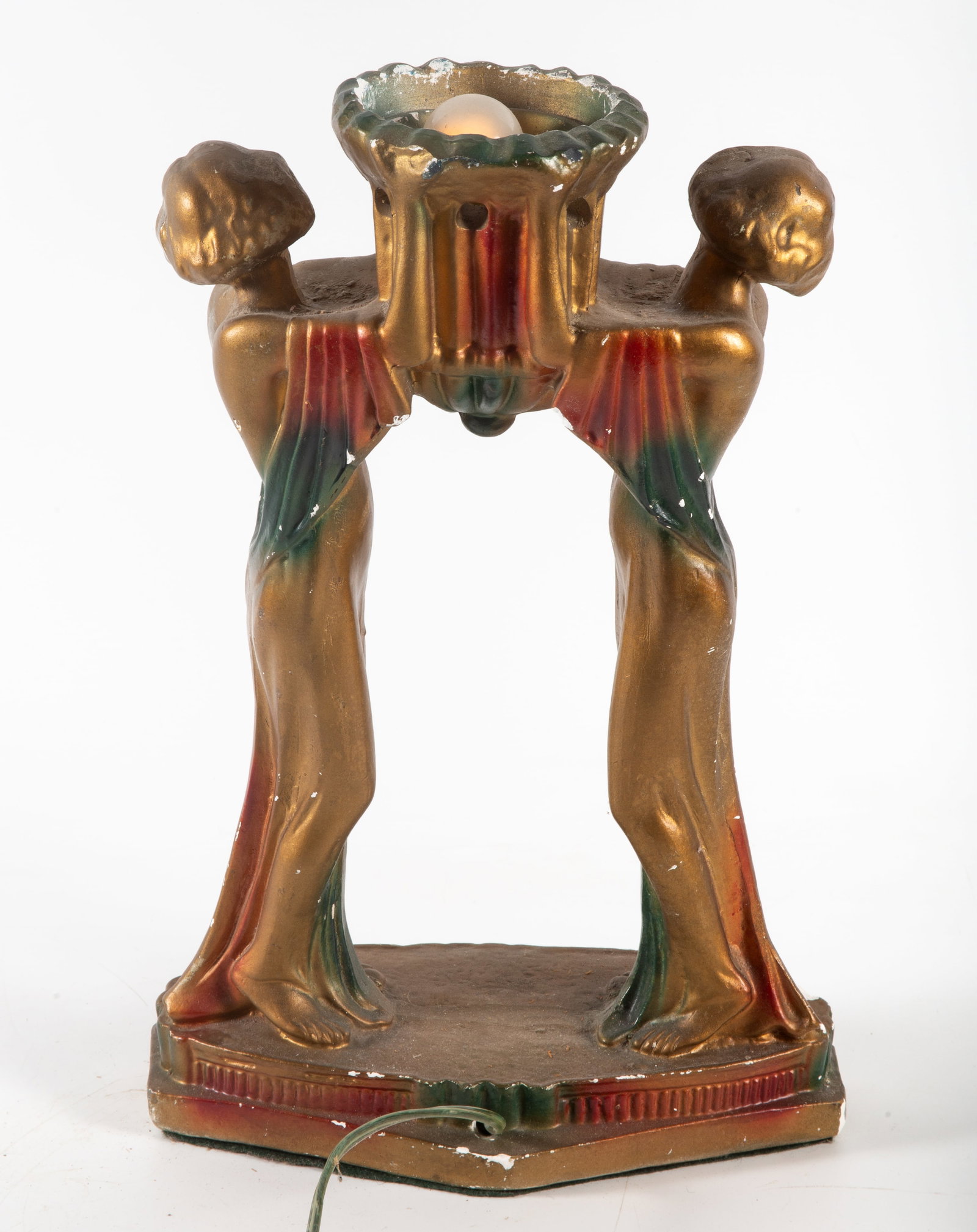 ART DECO FIGURAL LAMP - 6