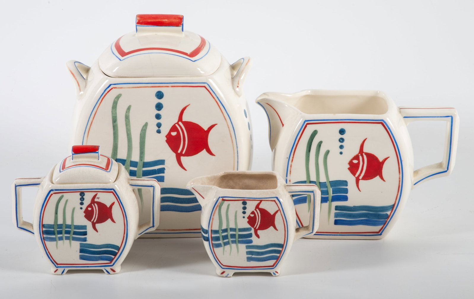 (4) PIECES TASHIRO SHOTEN TEA SET (1 of 5)