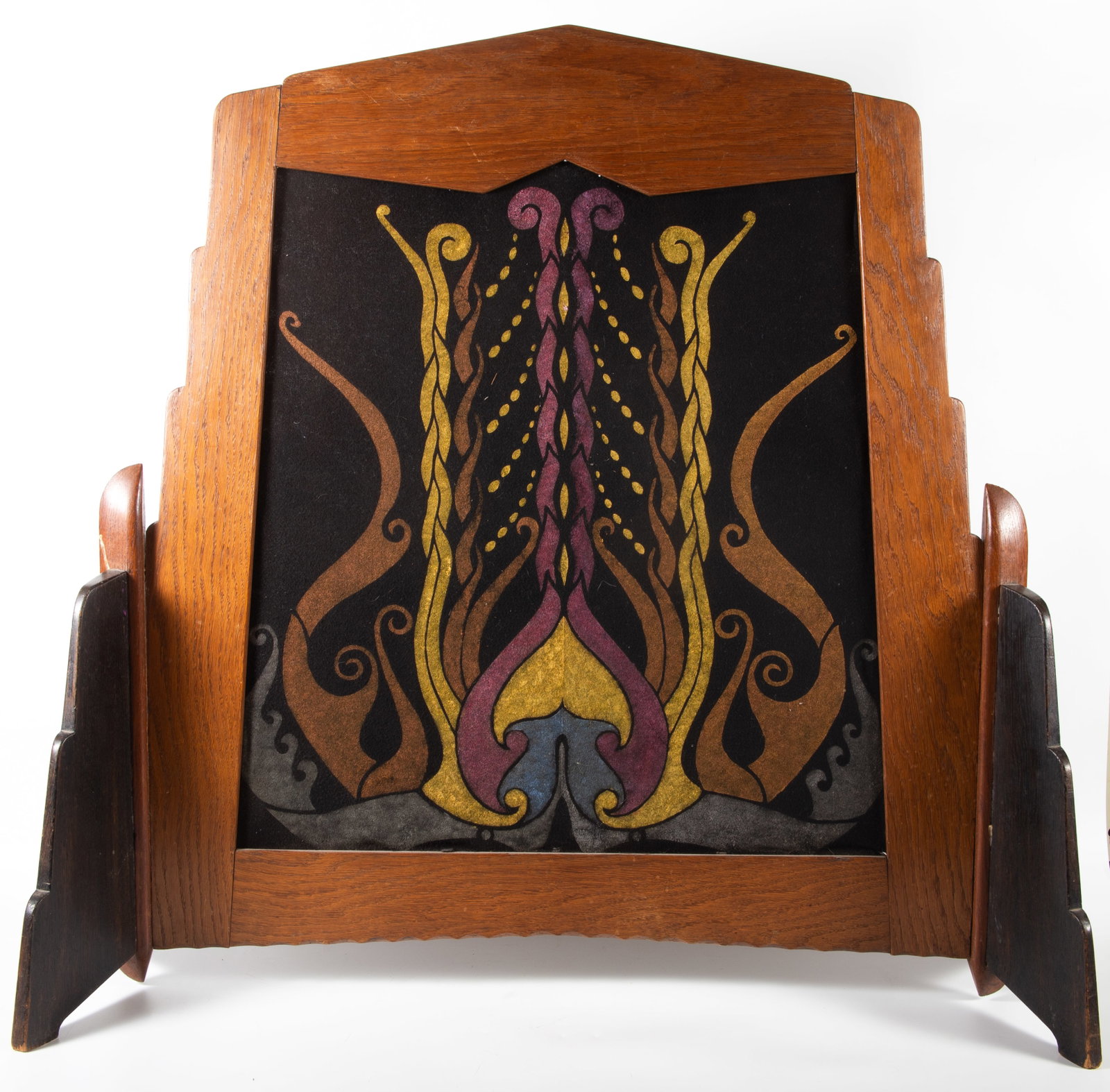 VINTAGE DECO FIRE SCREEN - 3