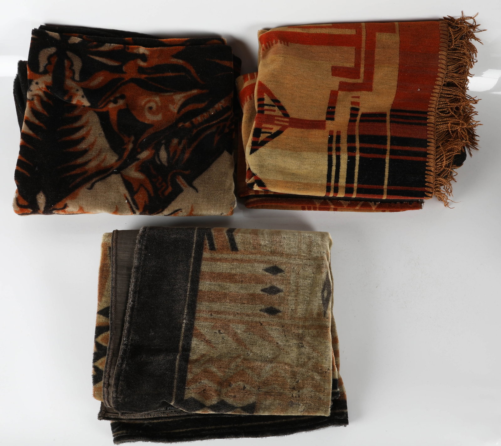 (3) PIECES DECO FABRIC - 2