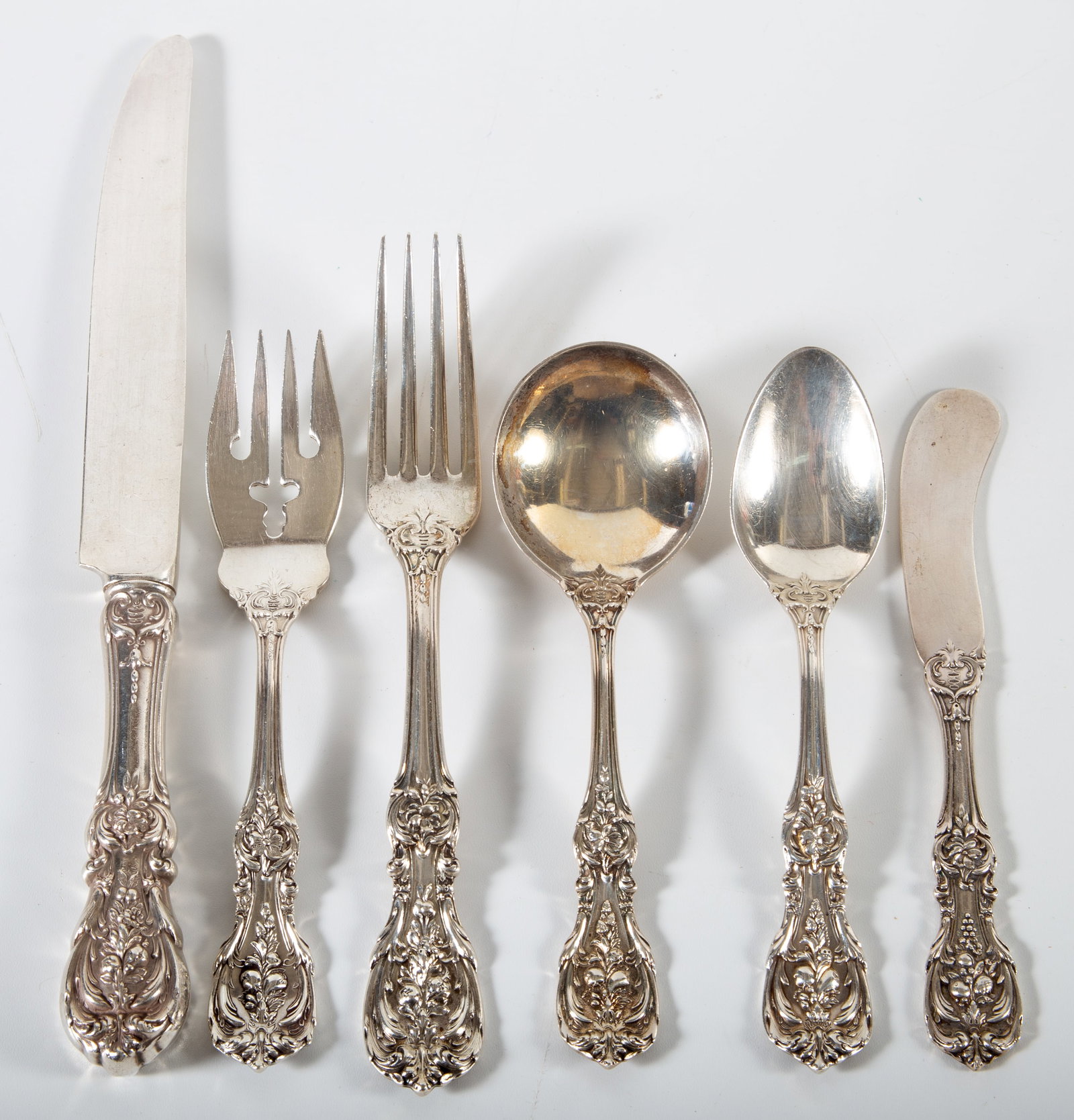 (60) PIECE STERLING FLATWARE SET - 3