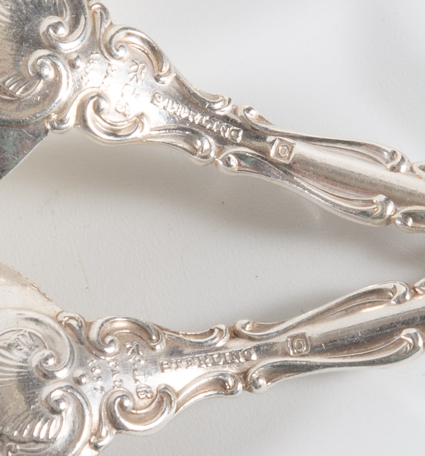 (12) STERLING SPOONS - 7
