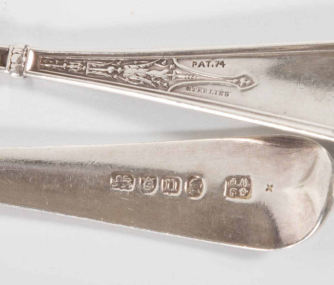 (12) STERLING SPOONS - 8