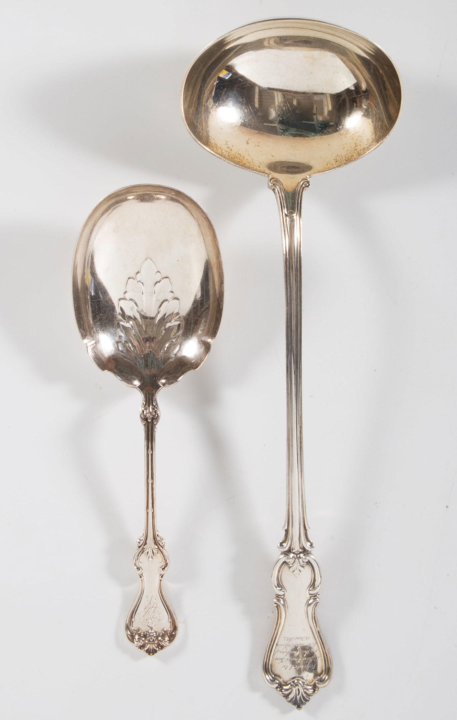 STERLING LADLE AND SERVING SPOON (1 of 3)
