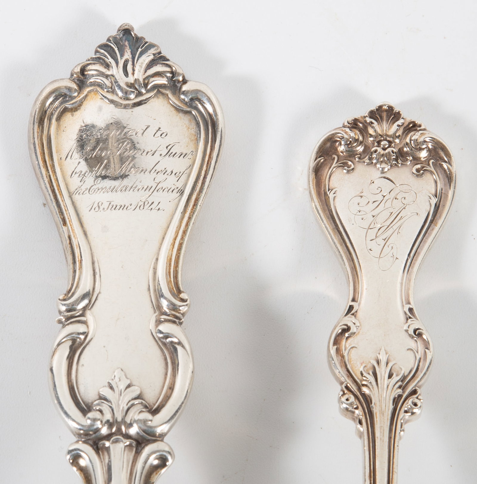 STERLING LADLE AND SERVING SPOON - 2