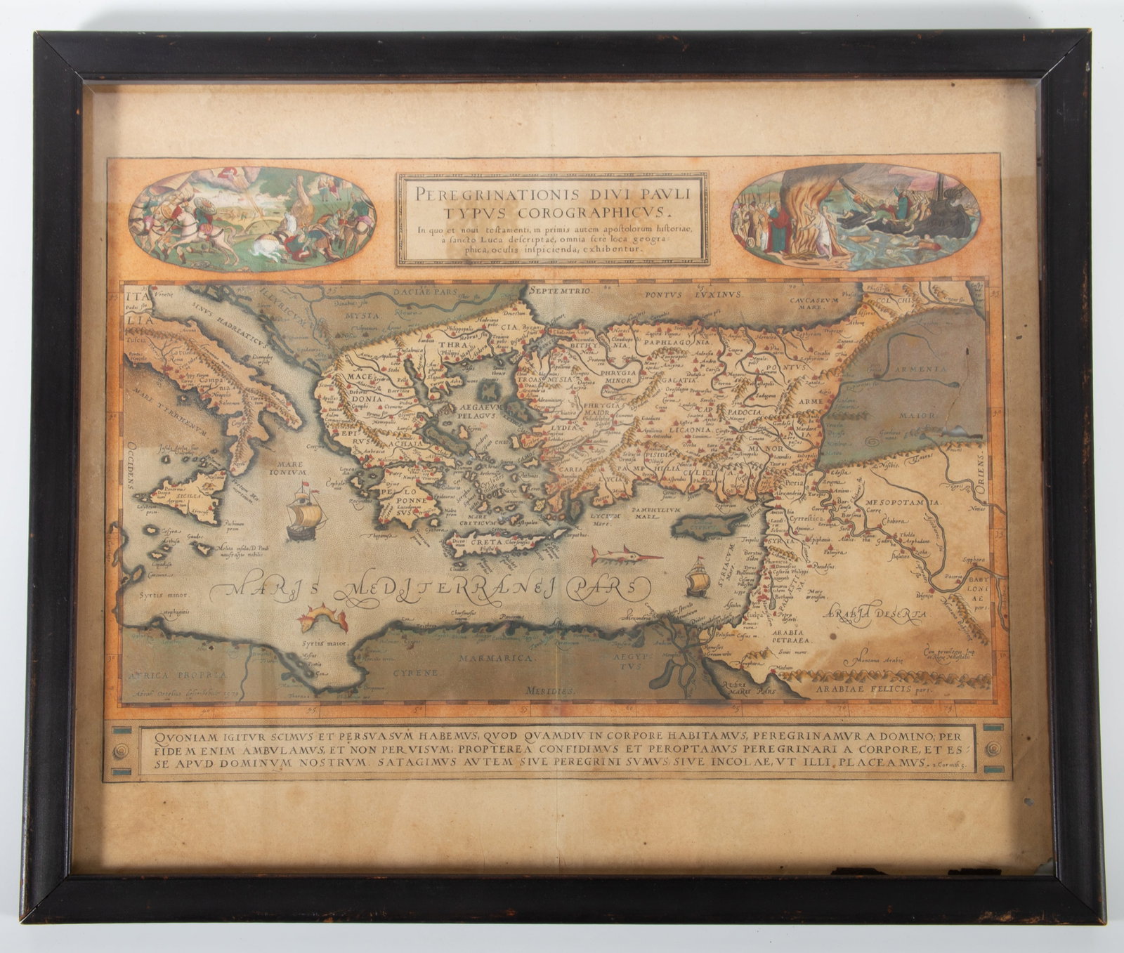 ORTELIUS ATLAS MAP PAGE (1 of 4)
