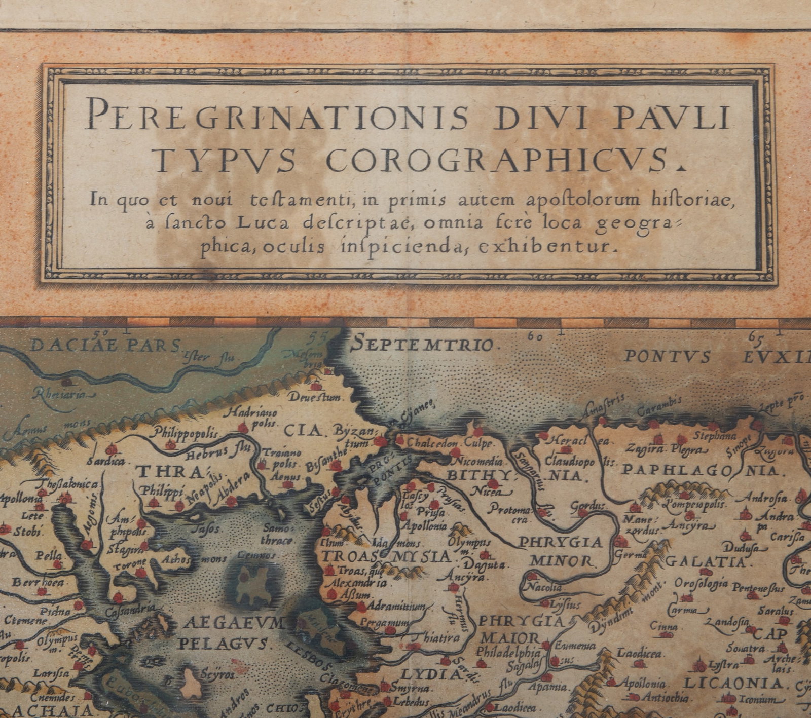 ORTELIUS ATLAS MAP PAGE - 2