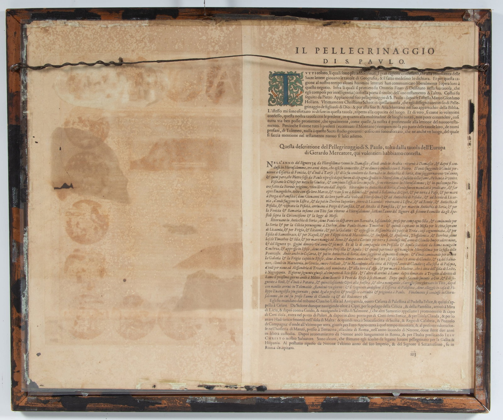 ORTELIUS ATLAS MAP PAGE - 4