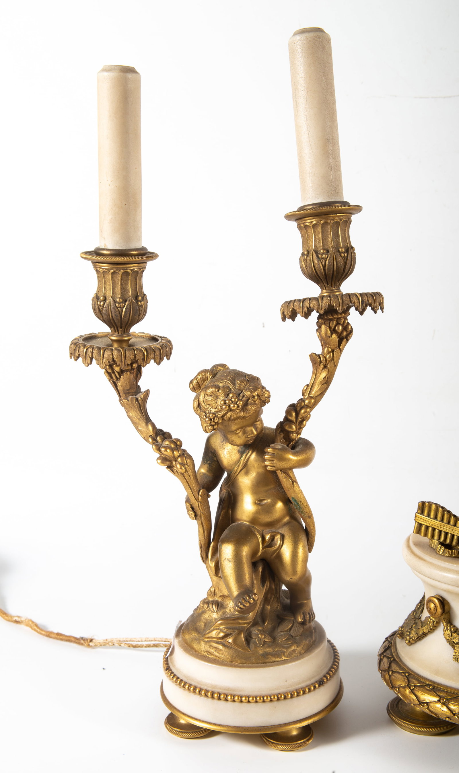 LOUIS XVI STYLE CLOCK SET - 3