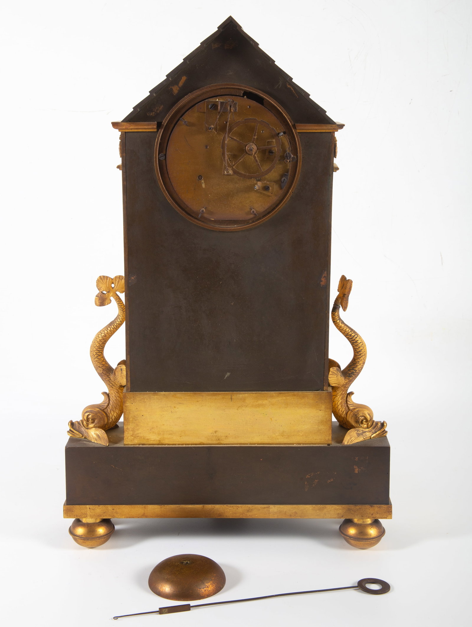 MANIERE FIGURAL BRONZE CLOCK - 4