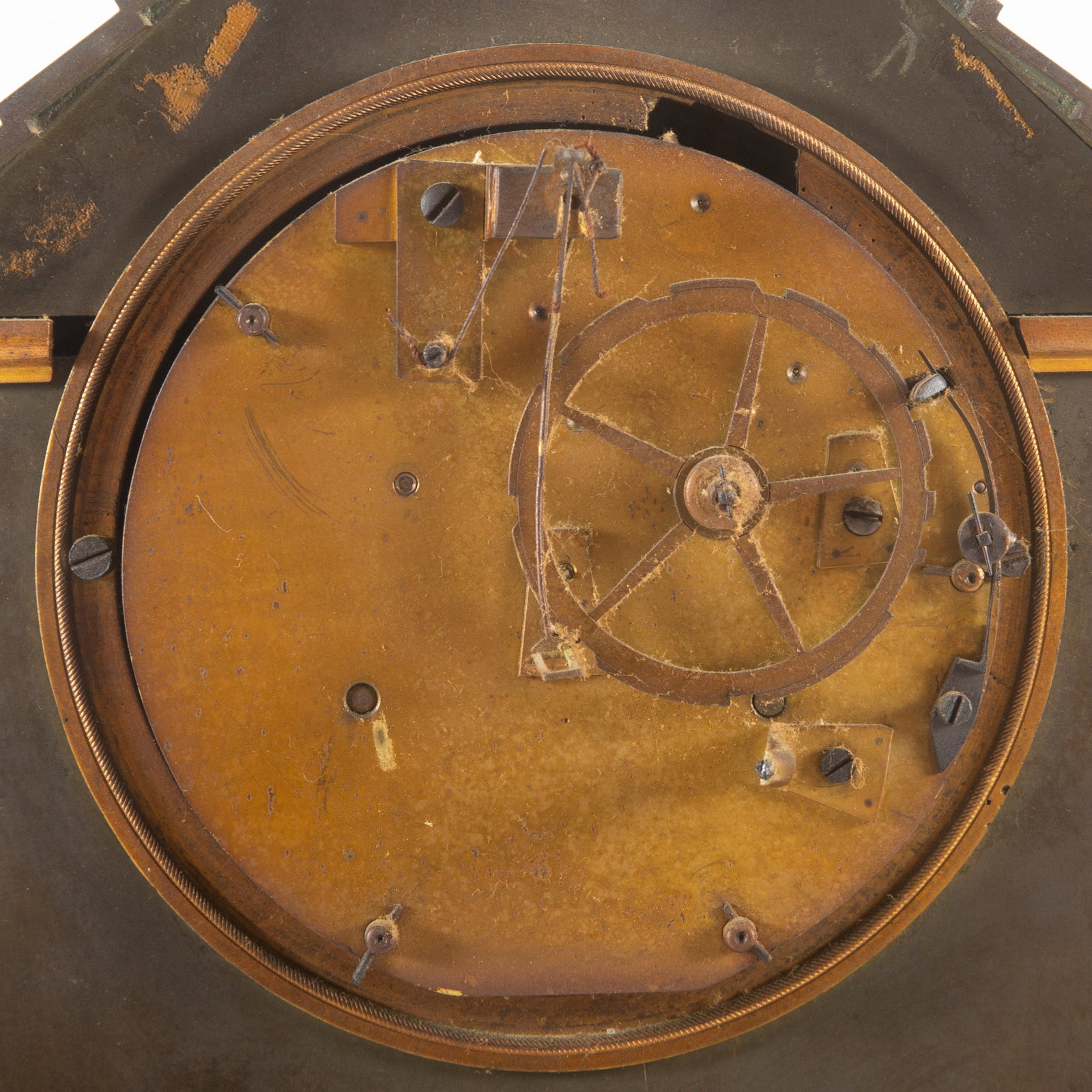 MANIERE FIGURAL BRONZE CLOCK - 5