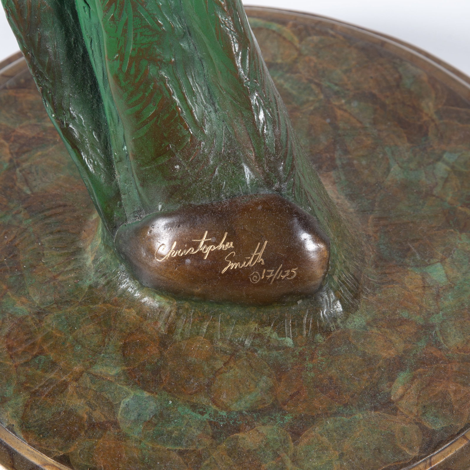 CHRISTOPHER SMITH DUCK BRONZE - 3