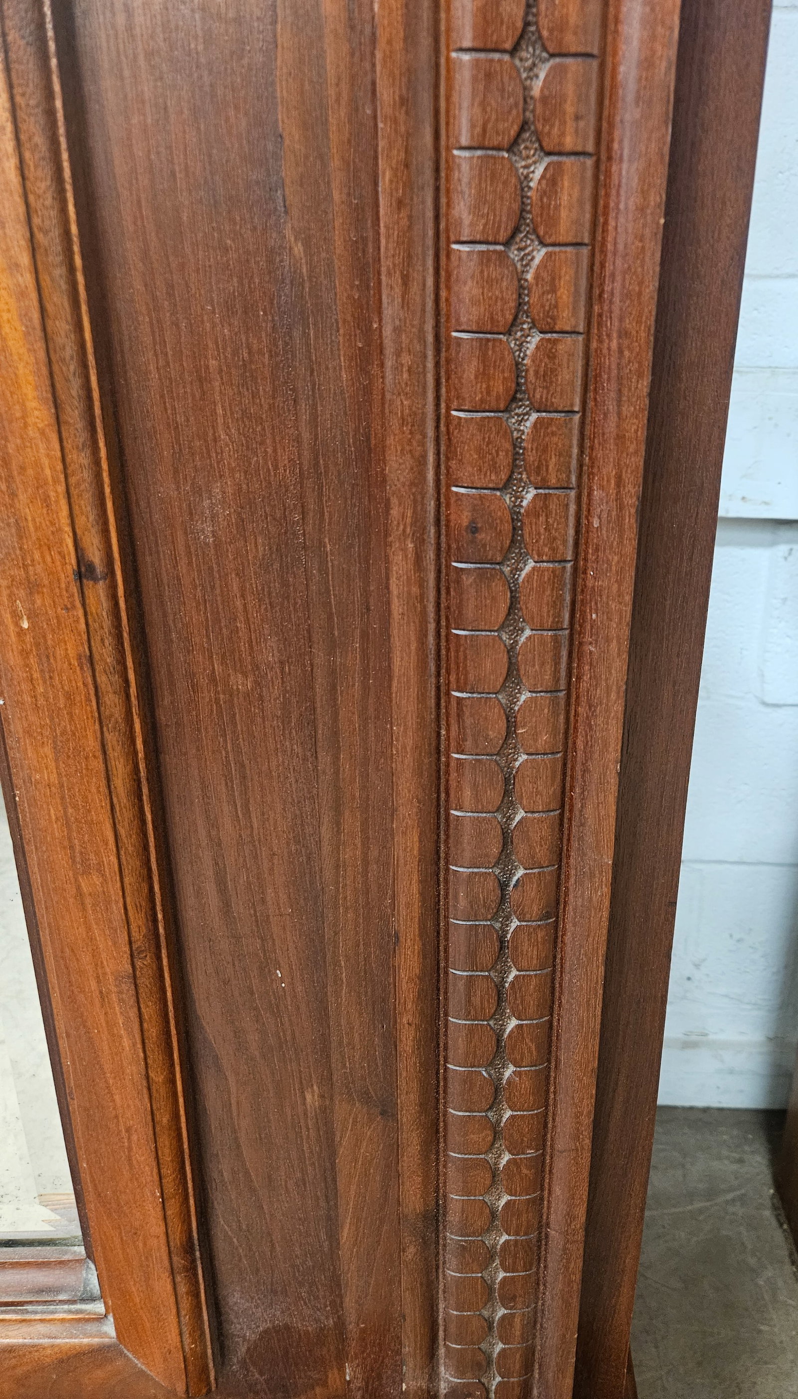 WALNUT VICTORIAN ARMOIRE - 5