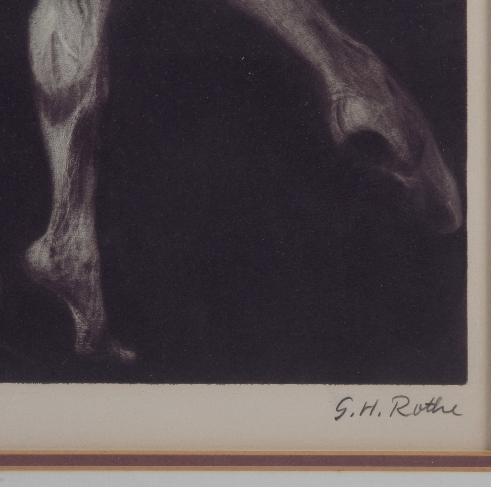 (3) G.H. ROTHE MEZZOTINTS - 11