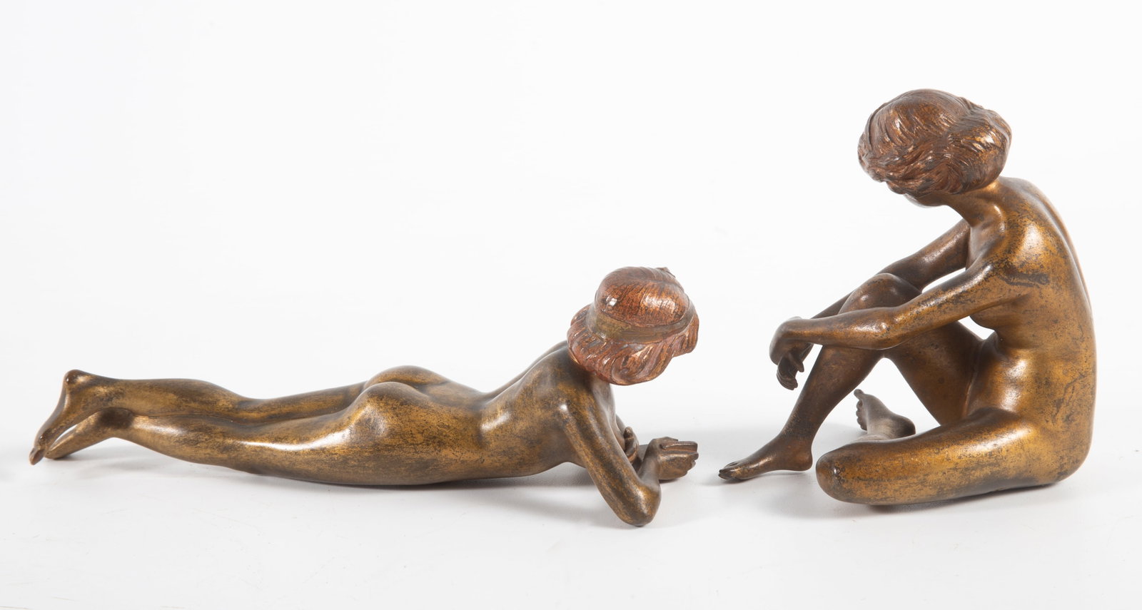 (2) AUSTRIAN BRONZE NUDES - 2