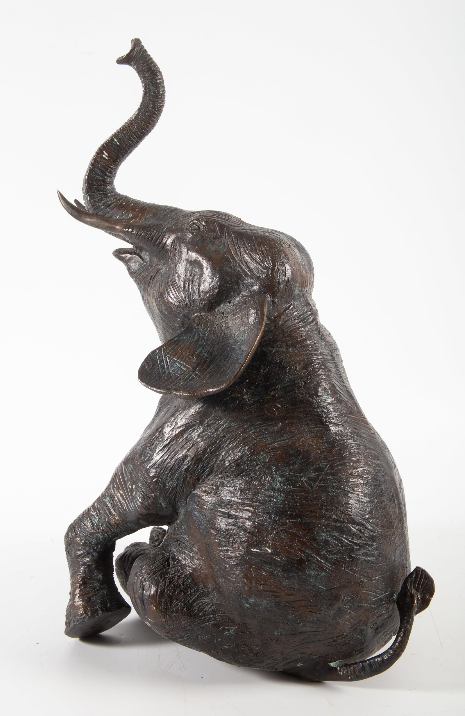 LARGE SEATED ELEPHANT - 2