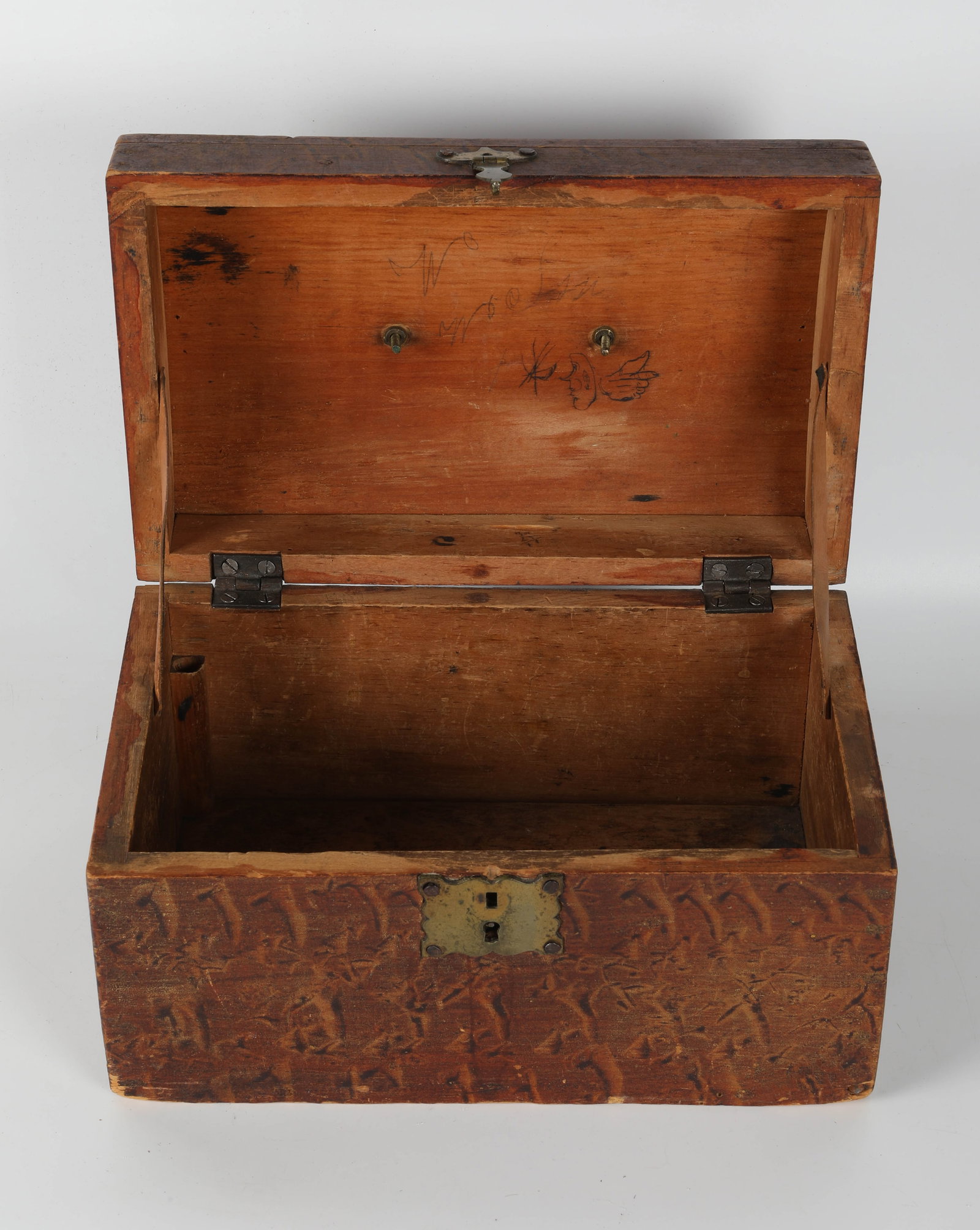GRAIN PAINTED DOCUMENT BOX - 3