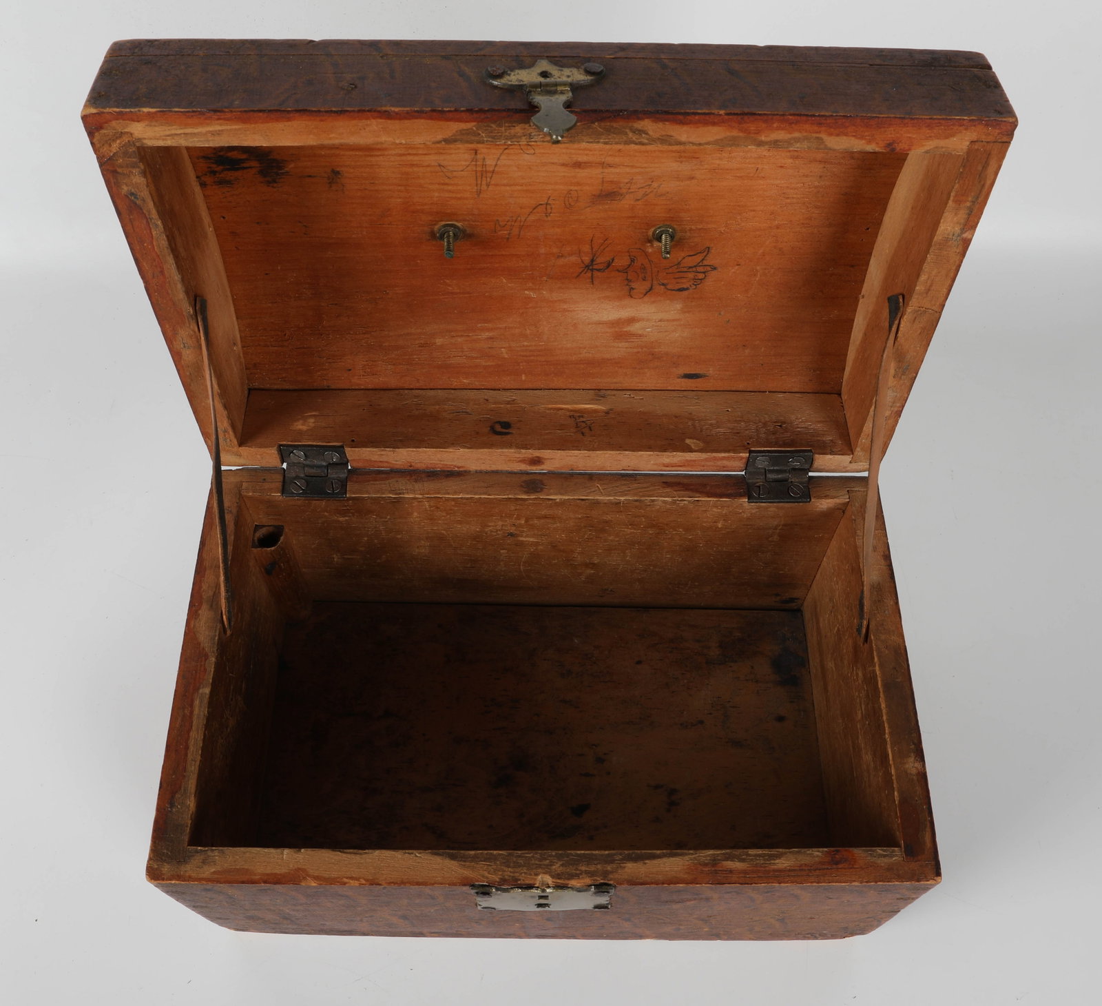 GRAIN PAINTED DOCUMENT BOX - 4