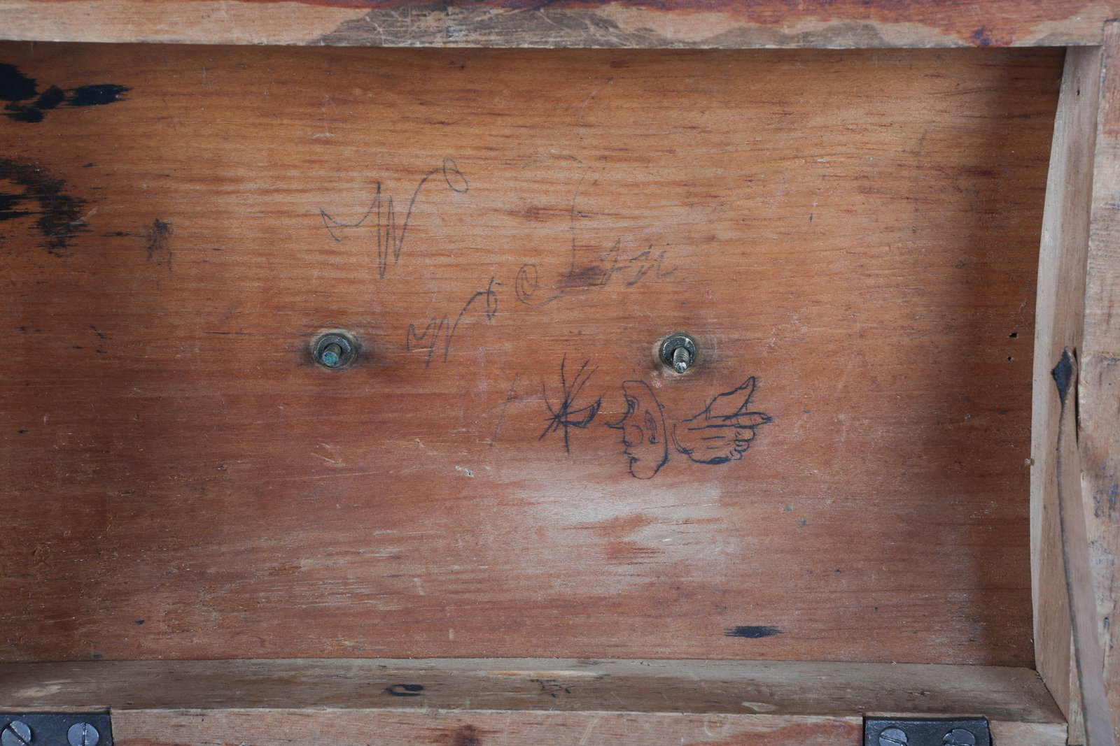 GRAIN PAINTED DOCUMENT BOX - 5
