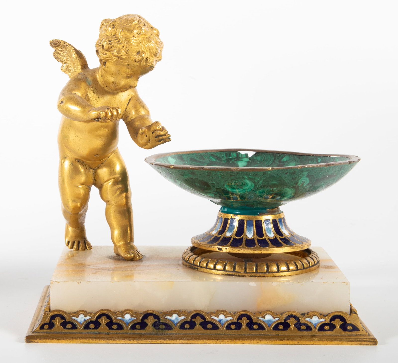 BRONZE PUTTI COMPOTE / DISH (2) PCS. - 3