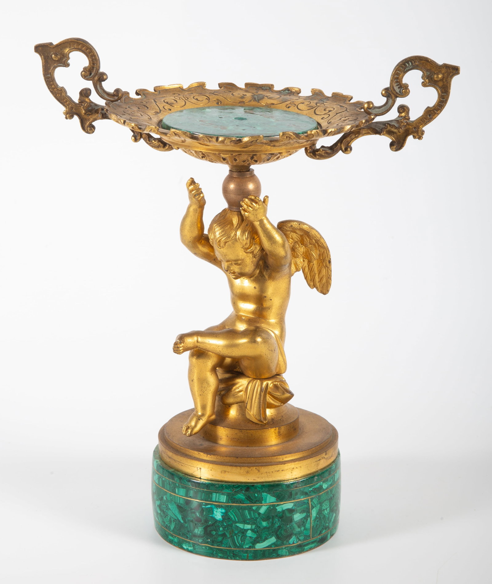 BRONZE PUTTI COMPOTE / DISH (2) PCS. - 5