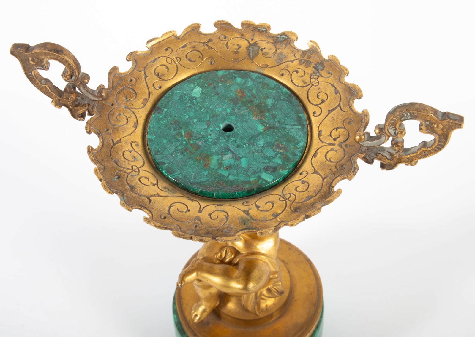 BRONZE PUTTI COMPOTE / DISH (2) PCS. - 6