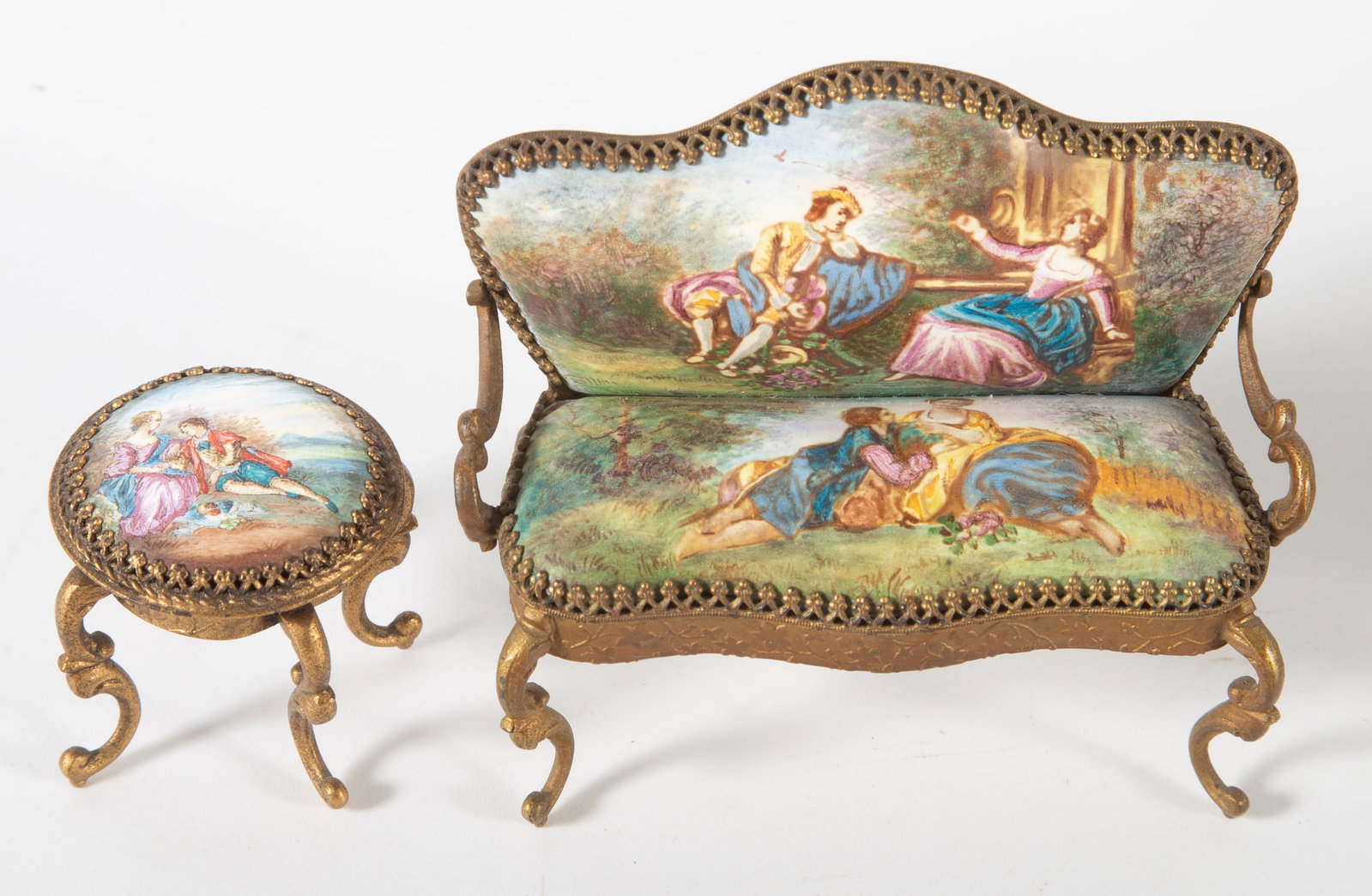 (6) AUSTRIAN MINIATURE PARLOR SET - 2