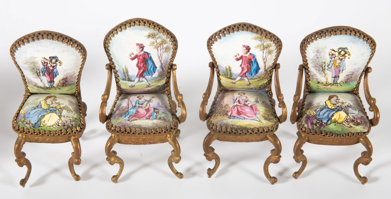 (6) AUSTRIAN MINIATURE PARLOR SET - 3