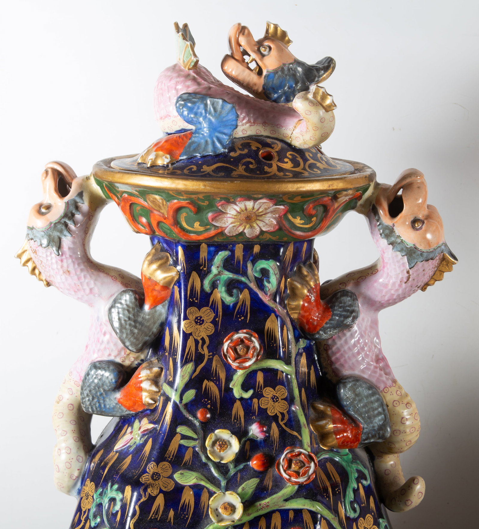 (2) LARGE MASON IRONSTONE JARS - 2