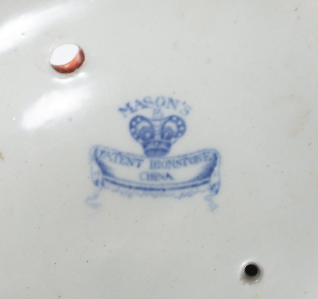 (2) LARGE MASON IRONSTONE JARS - 7