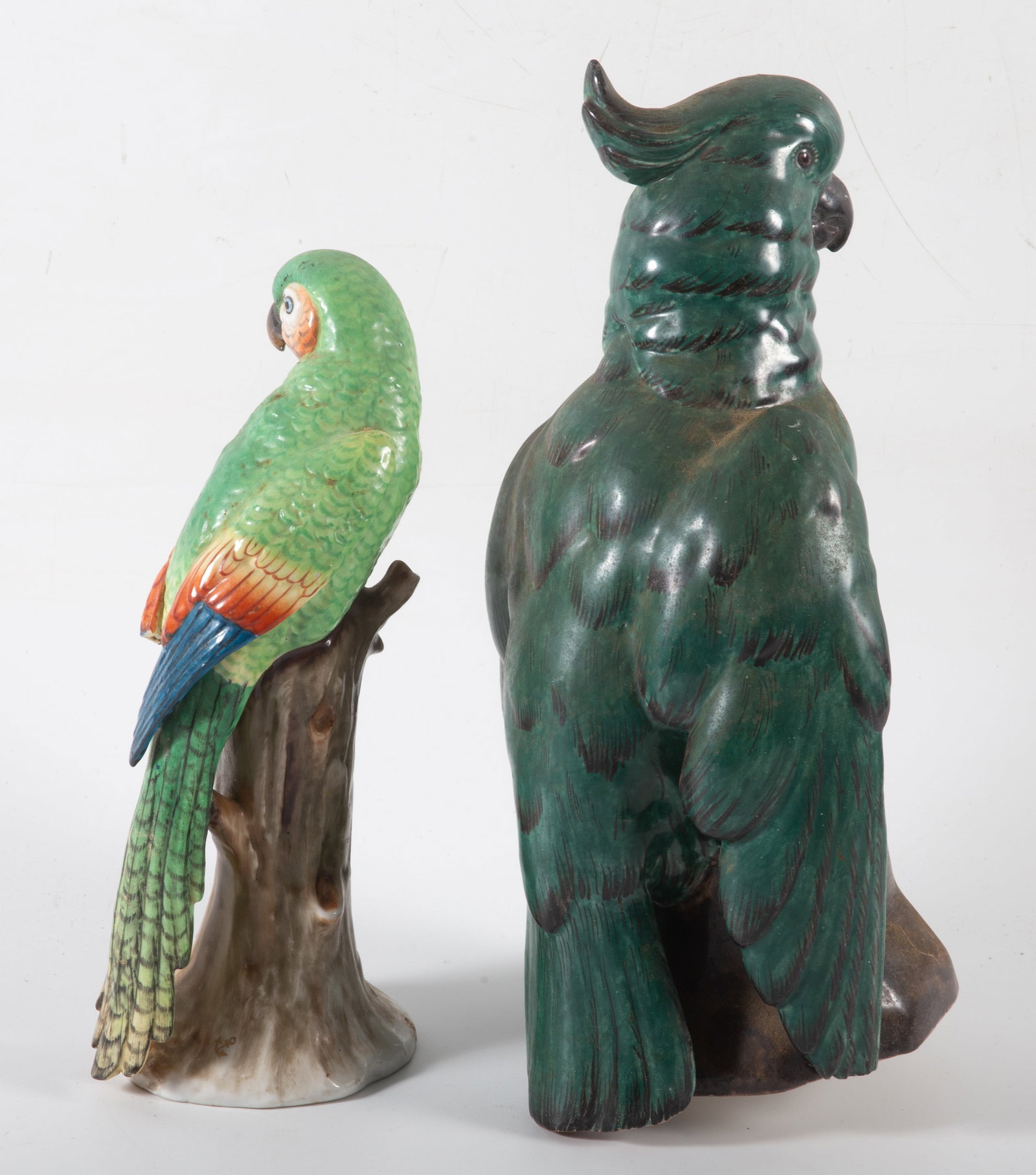 (2) CERAMIC PARROTS - 3