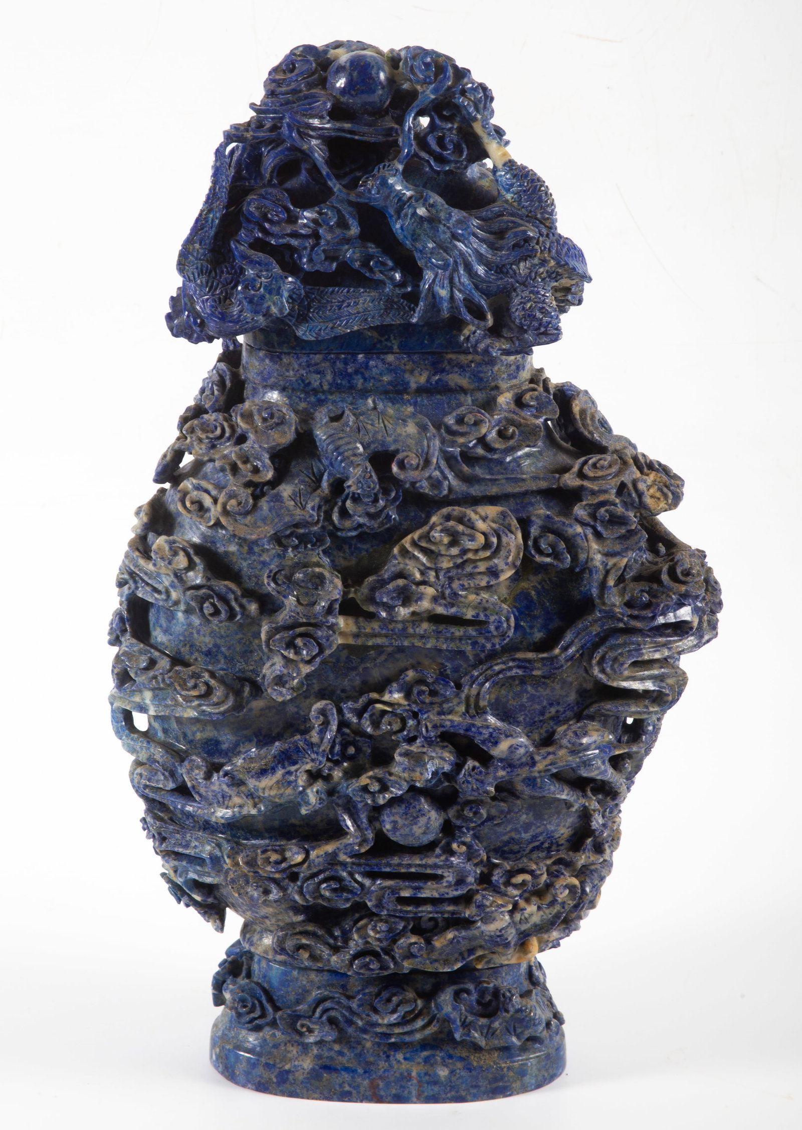 ASIAN INSPIRED LAPIS JAR - 3
