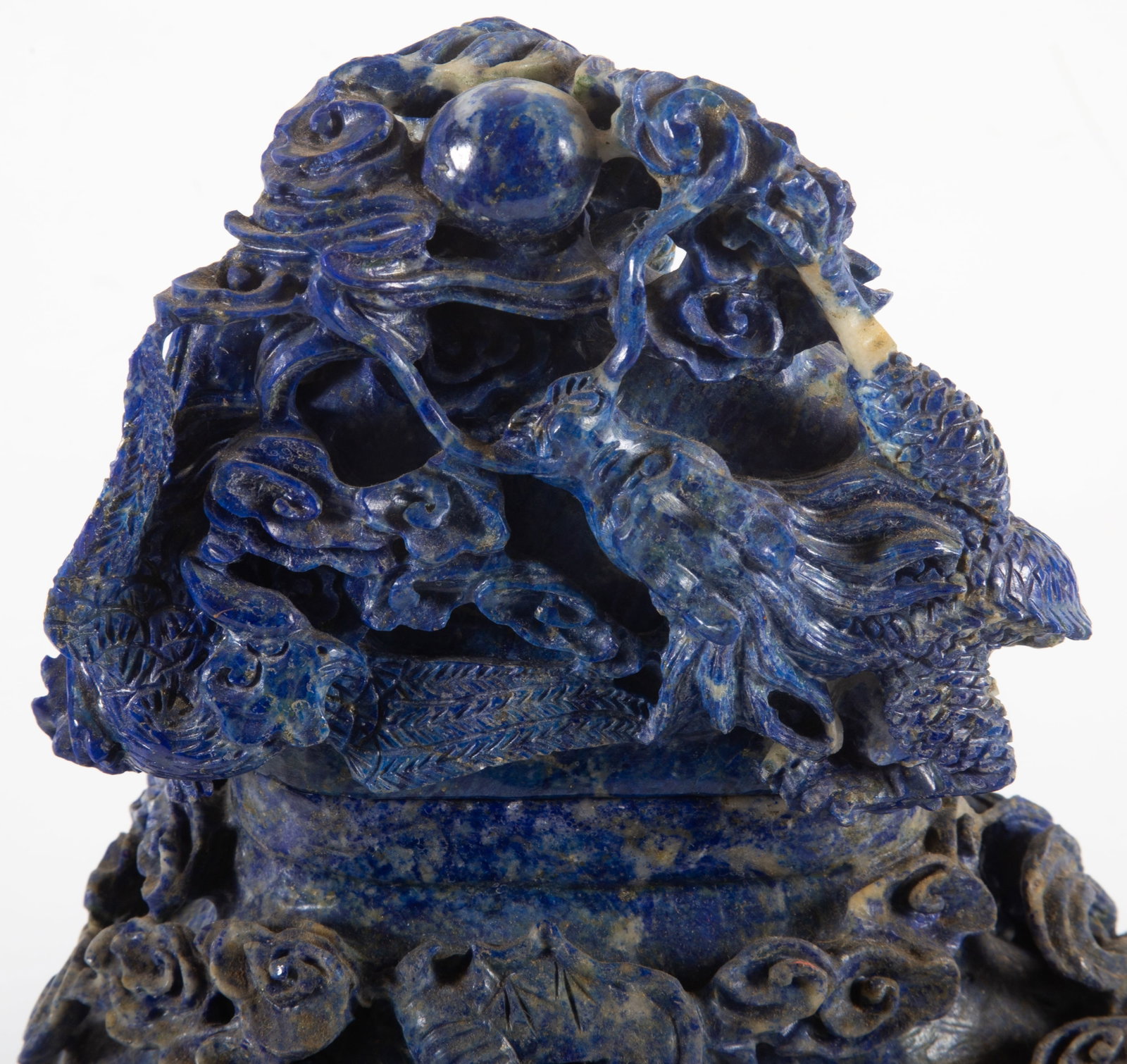 ASIAN INSPIRED LAPIS JAR - 4