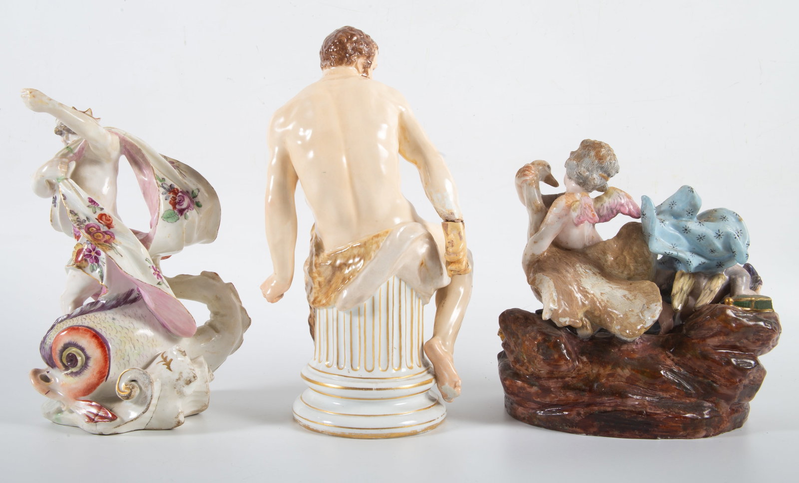 (3) CONTINENTAL PORCELAIN FIGURES - 5