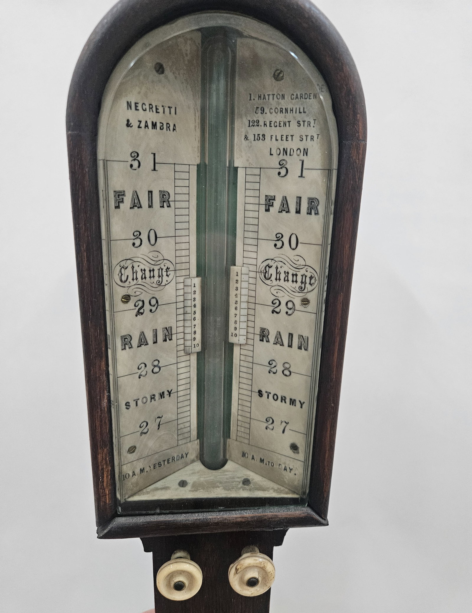 ANTIQUE STICK BAROMETER - 2