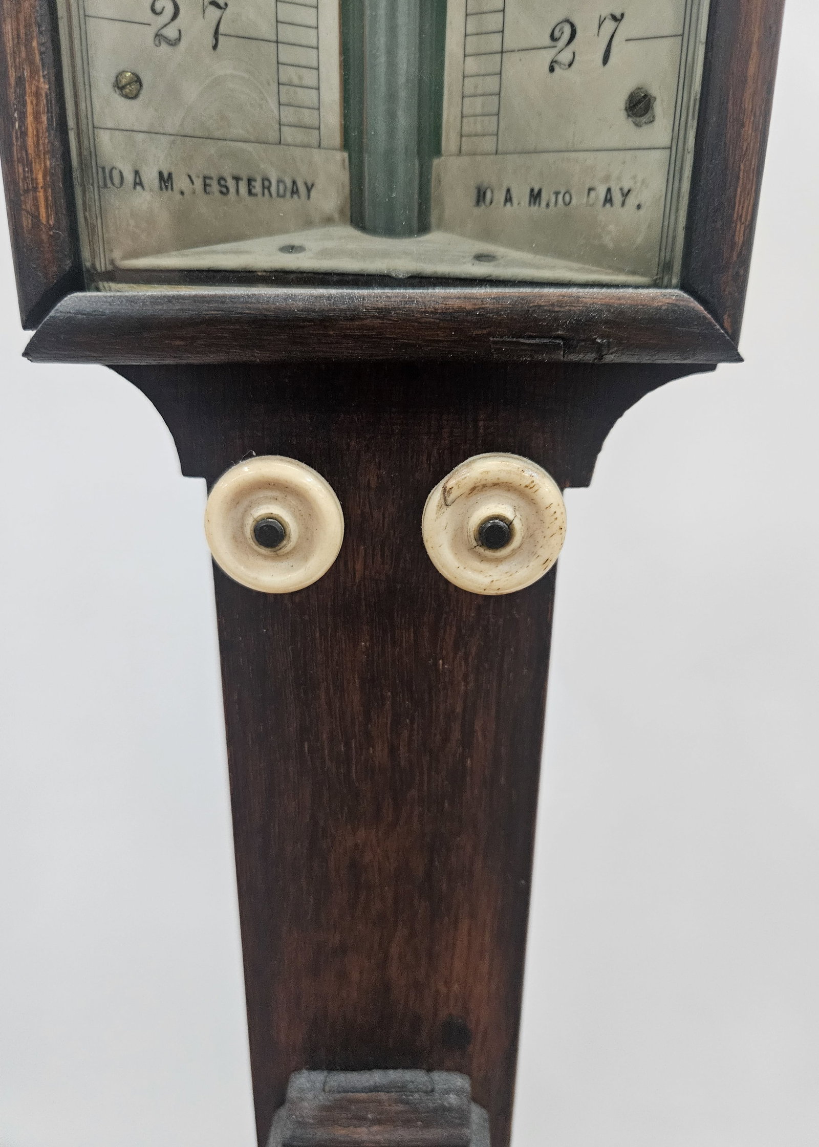 ANTIQUE STICK BAROMETER - 3