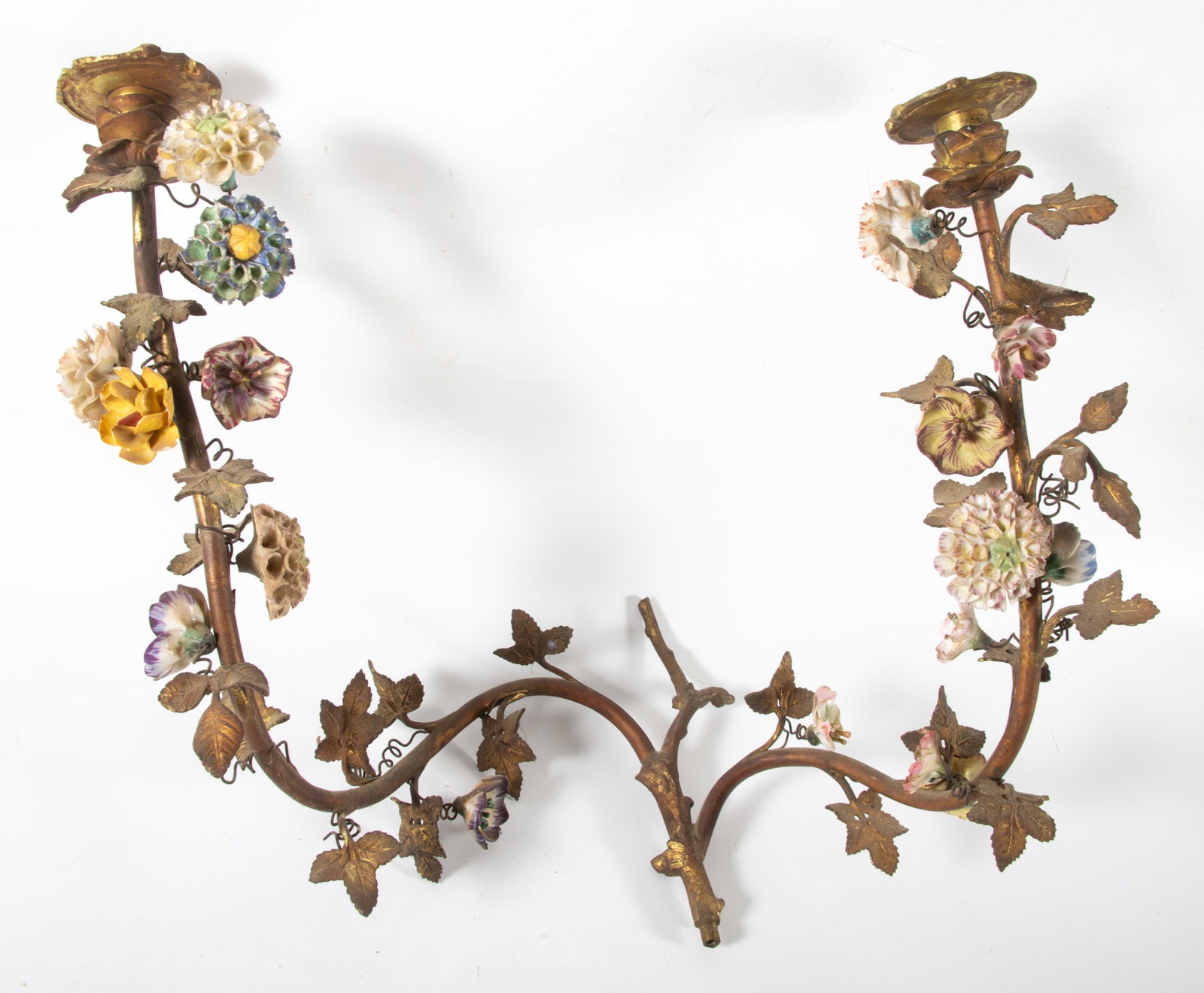 DECORATIVE FLORAL SCONCES - 4