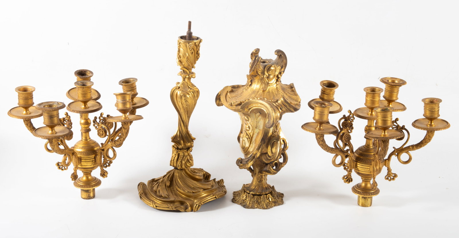 (4) ORMOLU FRAGMENTS (1 of 4)