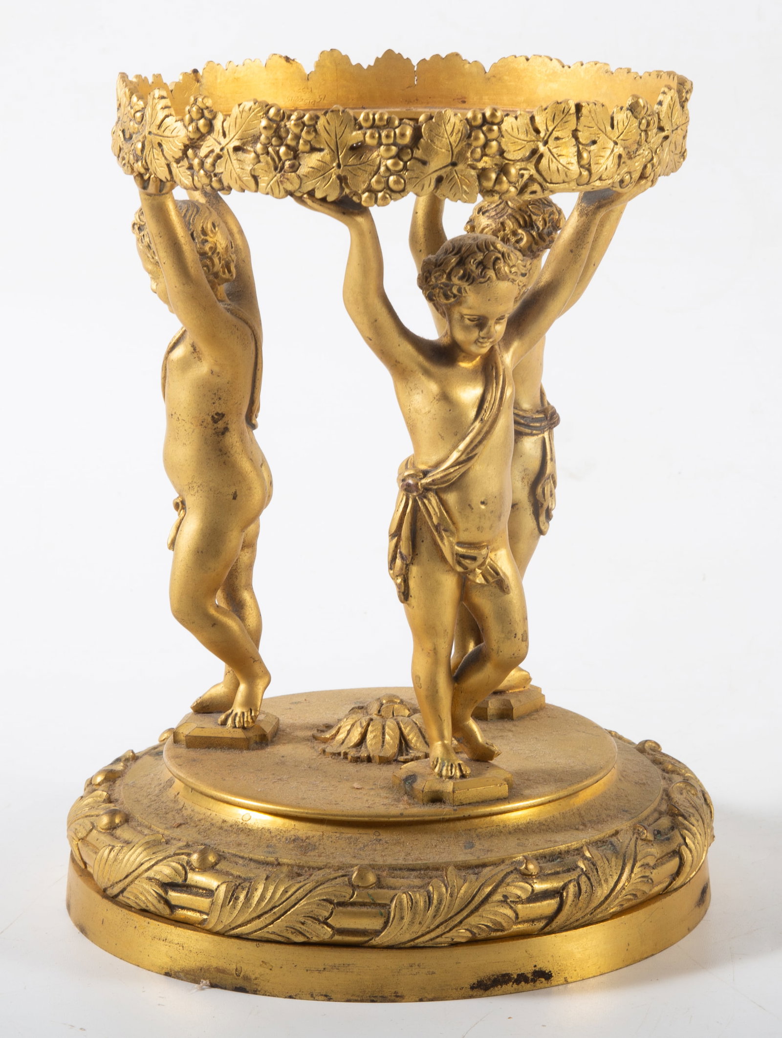 GILT BRONZE COMPOTE BASE - 2