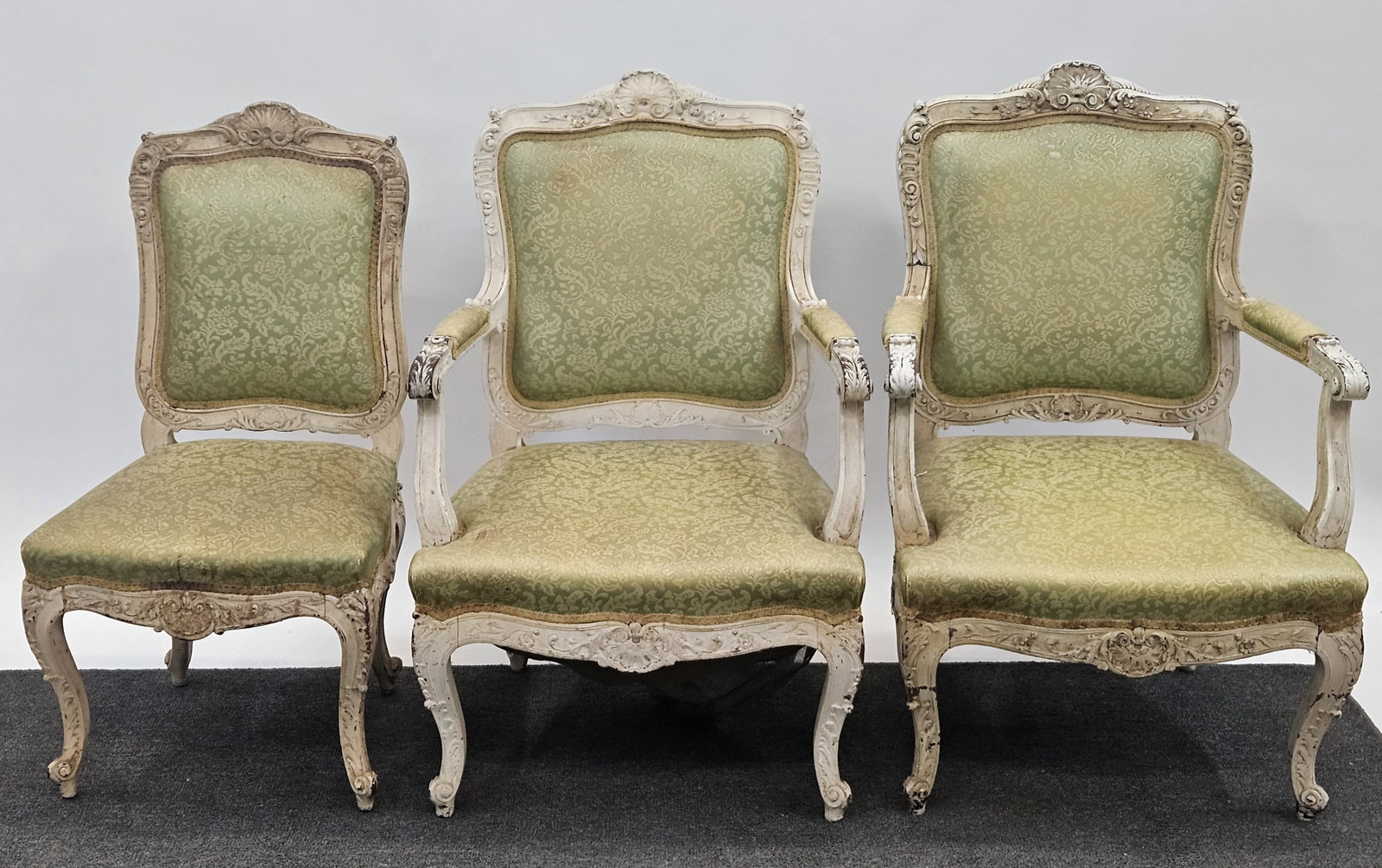 (5) PAINTED PROVINCIAL CHAIRS - 2